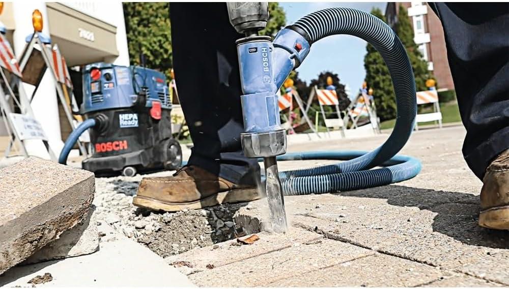 imageBosch HSD1935 1 In x 16 In SDSmax BlueCollar RTec Flat Chisel with Dust AdapterSDSmax RTec Flat BlueCollar