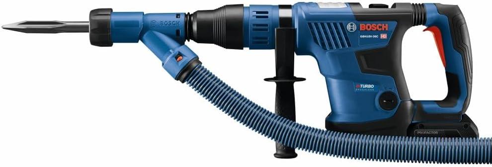 imageBosch HSD1935 1 In x 16 In SDSmax BlueCollar RTec Flat Chisel with Dust AdapterSDSmax RTec Star Point BlueCollar