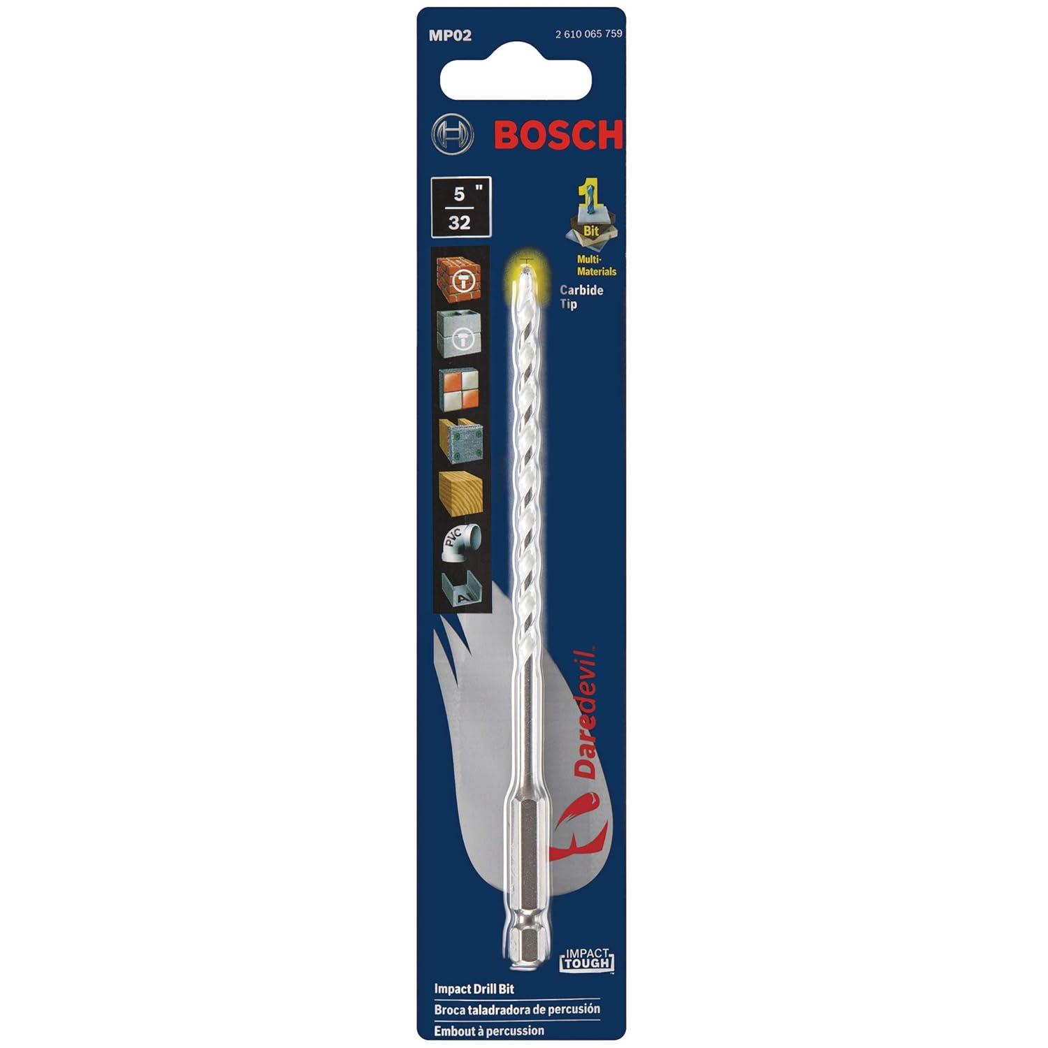 imageBosch MP02 532 in x 4 in x 6 in Daredevil Multipurpose Drill Bit532 in Pack of 2