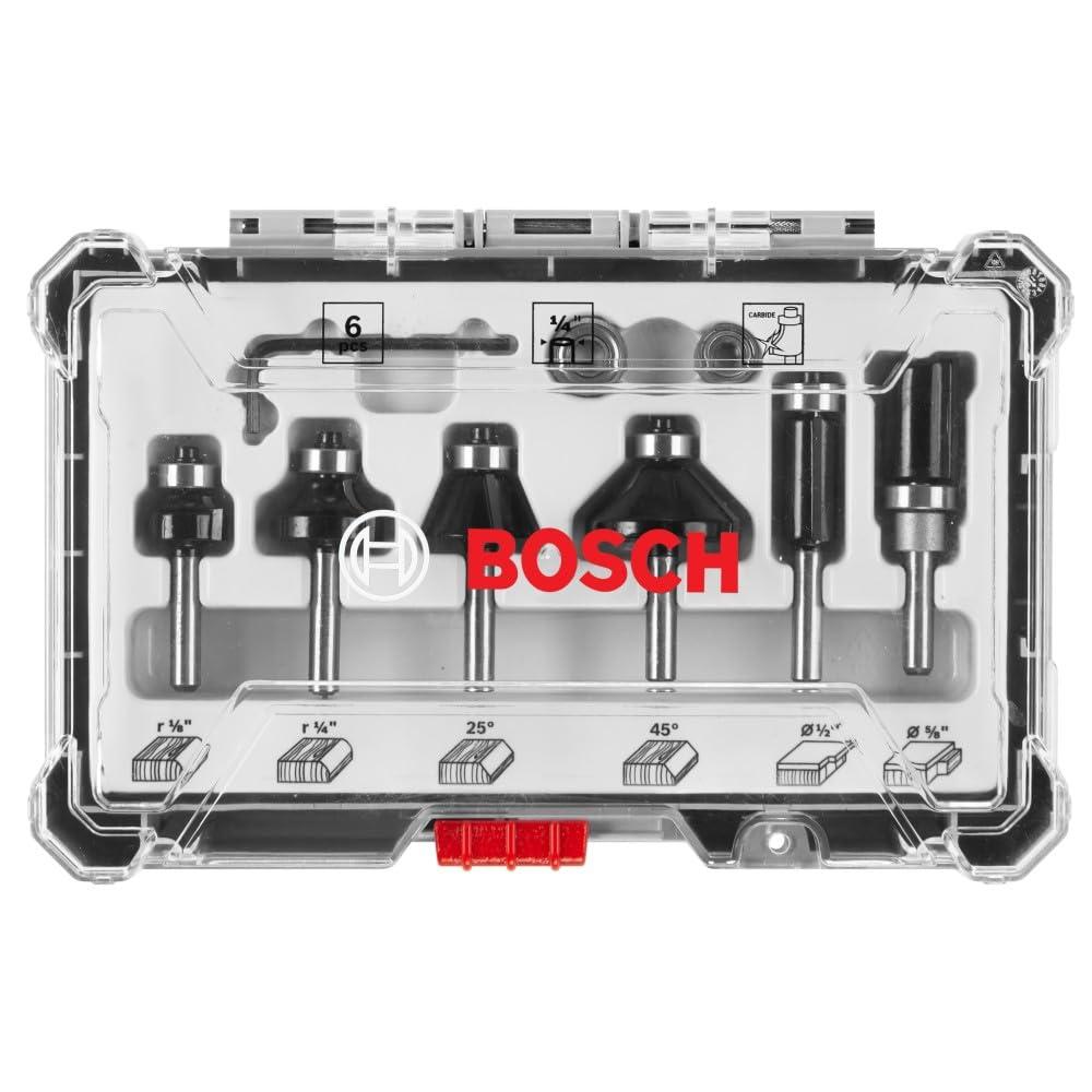 imageBosch RBS030MBS 30 pc CarbideTipped Wood Router Bit Set6 pcs