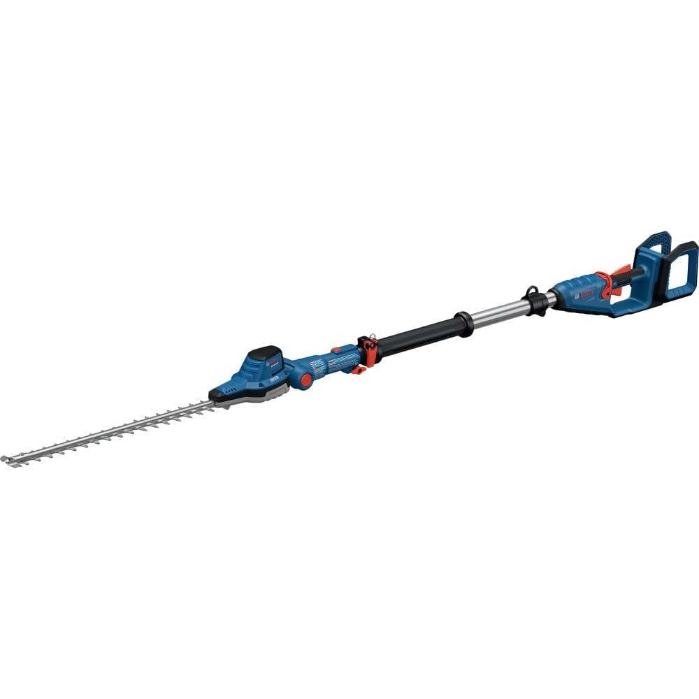 imageBOSCH GHE18V50TPN18X 18V 20 in Pole Hedge Trimmer with 82 Ft Telescopic Pole and Pivoting Head is a Cordless Trimmer Battery and Charger Included KitBare Tool