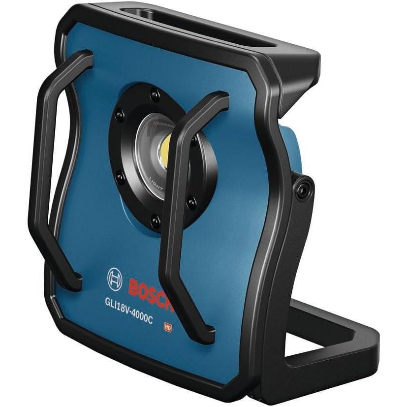 imageBOSCH GLI18V4000CN 18V Bluetooth LED Floodlight 4000 Lumens Remote Control Durable Metal Body Adjustable Brightness amp Long Runtime Perfect for Job Sites amp Outdoors Bare Tool