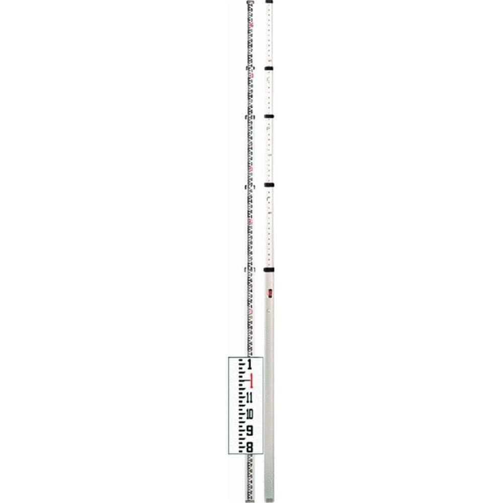 imageBOSCH GR16 Aluminum Telescoping Rod16 ft Feet Inches Eighths Silver