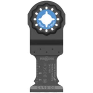 BOSCH 1-1/4 Inch OSL114C Starlock Carbide Plunge Cut Blade – Professional Oscillating Multi-Tool Accessory with 3D Fit Interface, 30X Longer Life, Compatible with OIS Tools