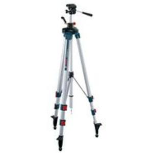 BOSCH BT 150 Compact Tripod with Extendable Height for Use with Line Lasers, Point Lasers, and Laser Distance Measures(38″-98″ Heavy Duty w/Level)