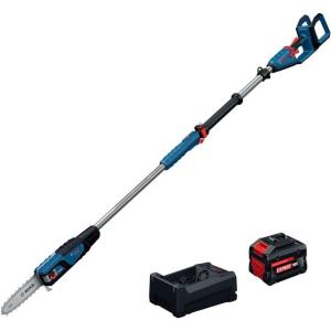 BOSCH GKE18V-25TPN18X 18V 10-Inch Pole Chainsaw Kit with 10 Ft. Telescoping Reach & Brushless Motor (Includes 8.0Ah Battery & Fast Charger)(Kit With 8Ah Battery + Charger)