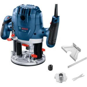 BOSCH GOF13-25 1-3/4 HP Mid-Size Plunge Router – 11,000 to 28,000 RPM, Ergonomic Design, With Detachable Parallel Guide
