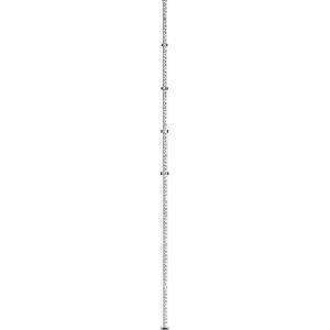 BOSCH GR16 Aluminum Telescoping Rod(16 ft. Feet  Inches  Eighths (White))