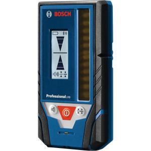 BOSCH LR8 165 ft. Red and Green-Beam Line Laser Receiver, Includes Mounting Bracket, 2 AA Batteries, & Belt Pouch(165 ft. Receiver – GREEN and RED)