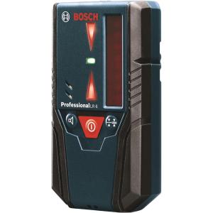BOSCH LR8 165 ft. Red and Green-Beam Line Laser Receiver, Includes Mounting Bracket, 2 AA Batteries, & Belt Pouch(165 ft. Receiver – RED)
