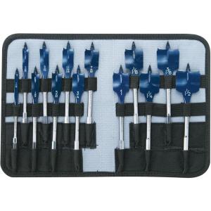 BOSCH (Universally Compatible Accessory) DSB5013P 13-Piece Daredevil Spade Bit Set in Pouch(Spade Bit Set)