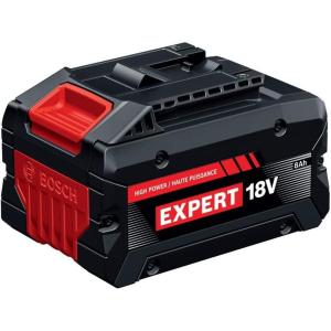 Bosch EXBA18V-80 Expert 18V 8 Ah High Power Battery with High-Power Tabless Cells, CoolPack™ 2.0 Technology, and AMPShare™ System Compatibility