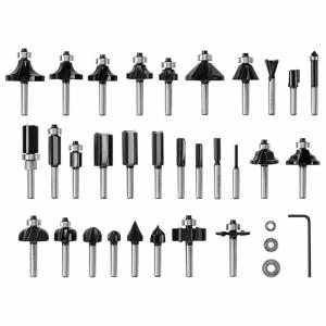 Bosch RBS030MBS 30 pc. Carbide-Tipped Wood Router Bit Set(30-Piece)