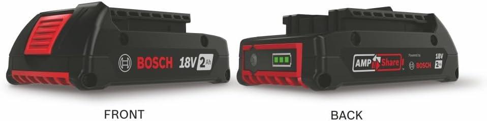 imageBOSCH BAT612 18V LithiumIon 2 Ah Standard Power Battery2Pack No Charger