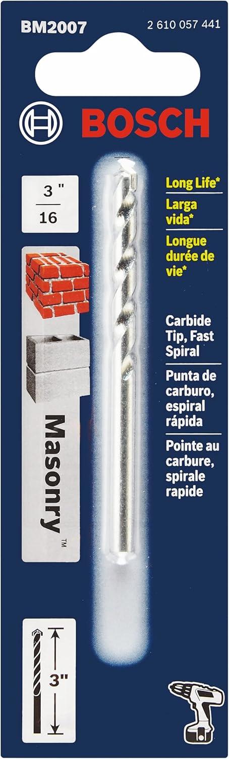 imageBOSCH BM2007 316X3 Cbd Tip Masonry Bit