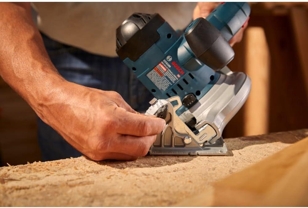 imageBOSCH CCS180B15 18V 612 In BladeLeft Circular Saw Kit with 1 CORE18V 4 Ah Advanced Power BatteryTool Only