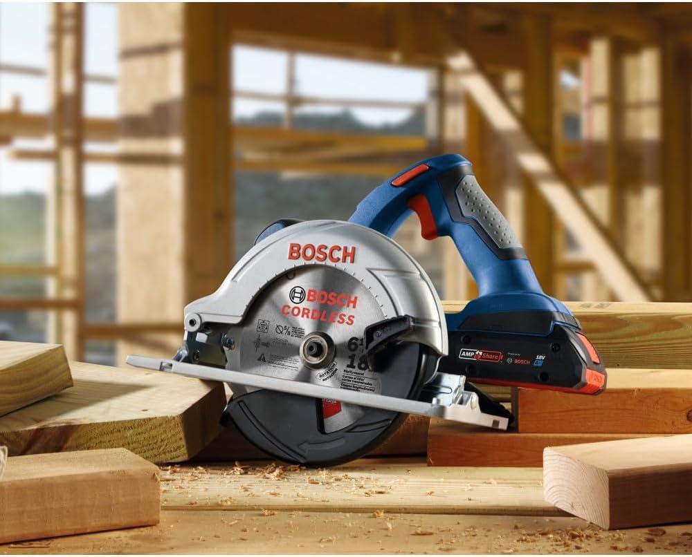 imageBOSCH CCS180B15 18V 612 In BladeLeft Circular Saw Kit with 1 CORE18V 4 Ah Advanced Power BatteryTool Only
