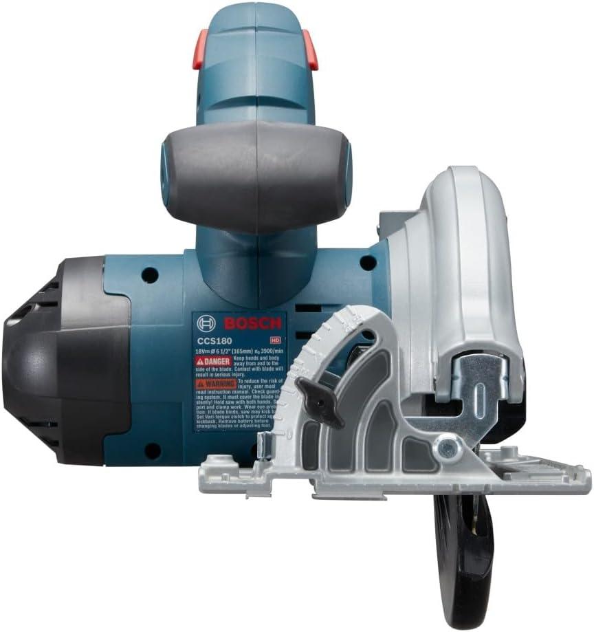 imageBOSCH CCS180B15 18V 612 In BladeLeft Circular Saw Kit with 1 CORE18V 4 Ah Advanced Power BatteryTool Only
