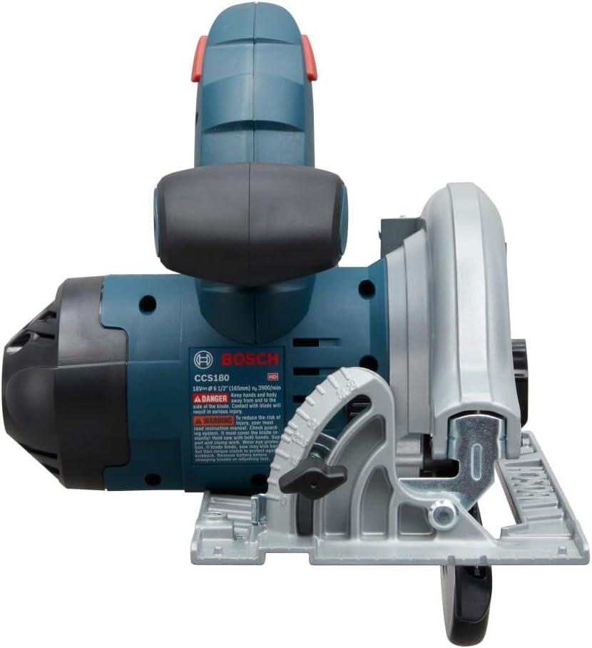 imageBOSCH CCS180B15 18V 612 In BladeLeft Circular Saw Kit with 1 CORE18V 4 Ah Advanced Power BatteryTool Only