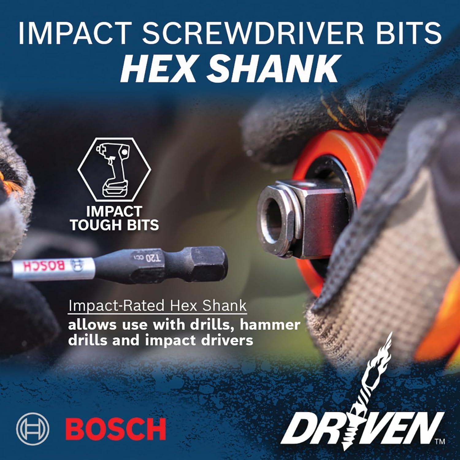 imageBOSCH DDMSD4040 pc Driven Impact Screwdriving and Drilling Custom Case Set