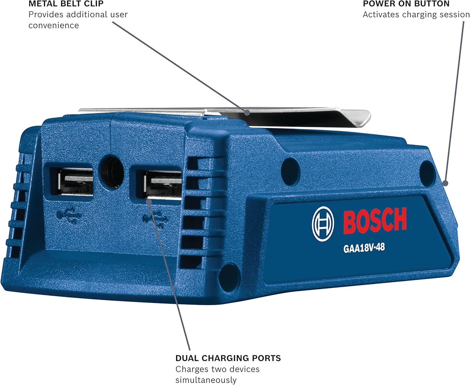 imageBOSCH GAA18V48N 18V USB Portable Power Adapter