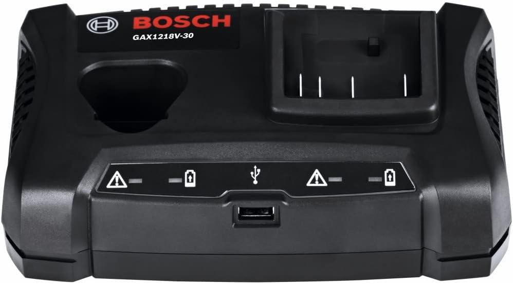 imageBOSCH GAX1218V30 18V12V DualBay LithiumIon Battery Charger