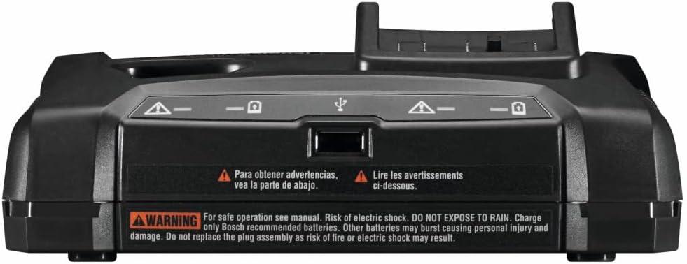 imageBOSCH GAX1218V30 18V12V DualBay LithiumIon Battery Charger