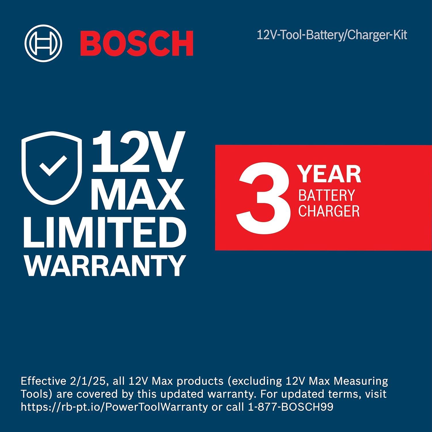imageBOSCH GBA12V60 12V Max LithiumIon 6 Ah Battery12 V
