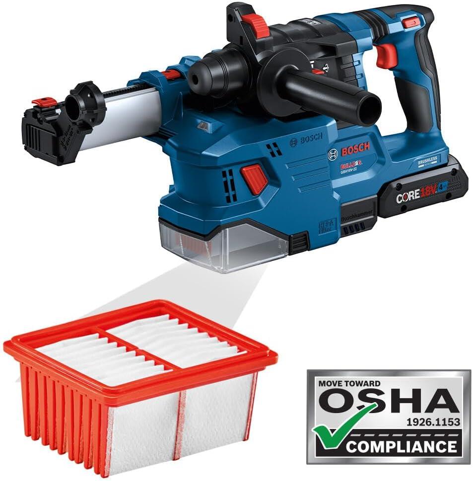 imageBOSCH GDE18V12N SDSplus 12 In Dust Collection Attachment