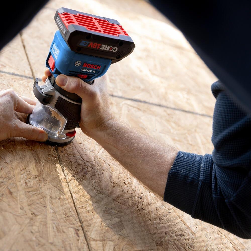 imageBOSCH GKFSQ01 Square Subbase Enhanced Stability Edge Profiling Colt Router CompatibileBare Tool