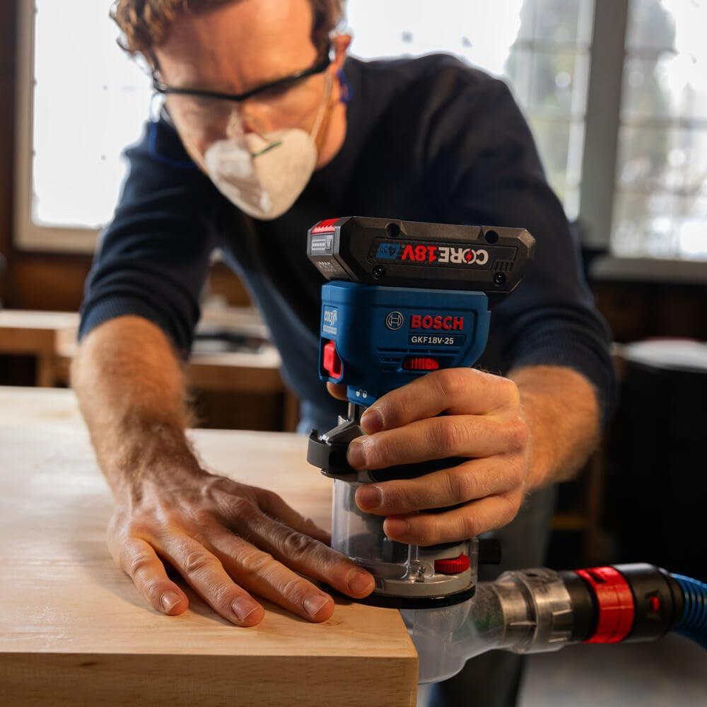 imageBOSCH GKFSQ01 Square Subbase Enhanced Stability Edge Profiling Colt Router CompatibileBare Tool