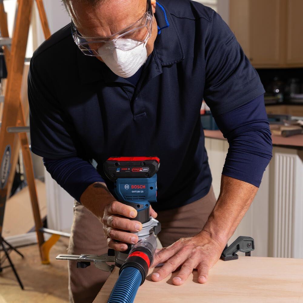 imageBOSCH GKFSQ01 Square Subbase Enhanced Stability Edge Profiling Colt Router CompatibileBare Tool