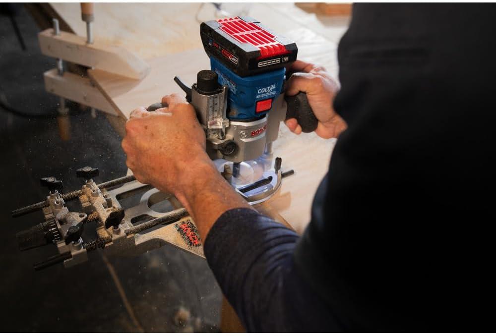 imageBOSCH GKFSQ01 Square Subbase Enhanced Stability Edge Profiling Colt Router CompatibileIndustrial