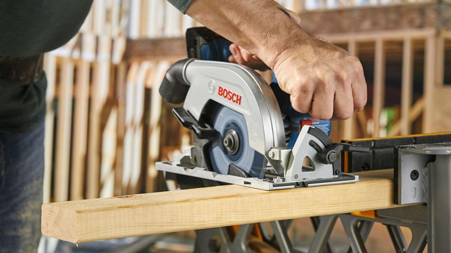 imageBOSCH GKS18V22N 18V Brushless BladeRight 612 In Circular Saw Bare ToolBladeRight w Battery Kit