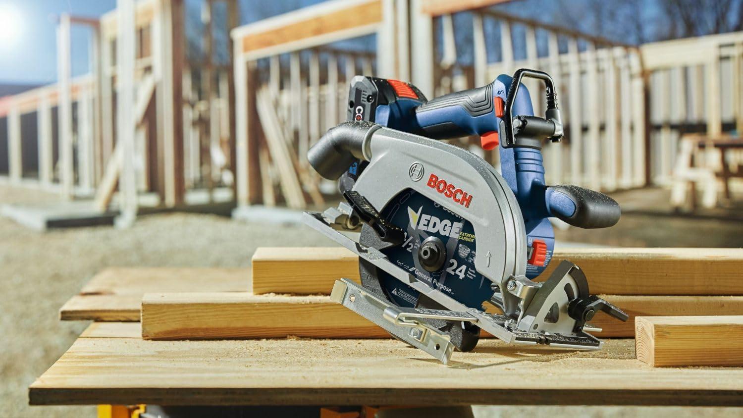 imageBOSCH GKS18V22N 18V Brushless BladeRight 612 In Circular Saw Bare ToolBladeRight w Battery Kit