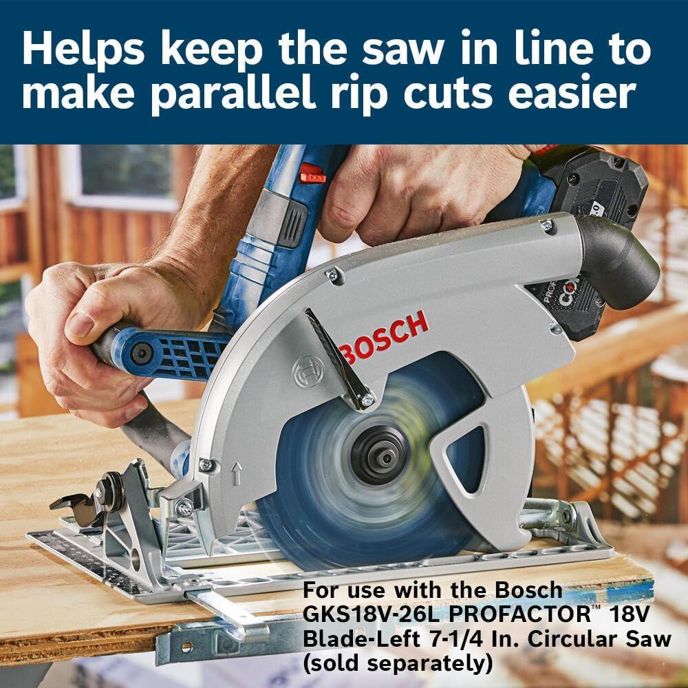 imageBOSCH GKSLPG Rip Fence Attachment for Bosch GKS18V26L Circular Saw Precision Guide for Easy Accurate Rip Cuts Quick Installation Durable Steel Design for LongLasting Performance