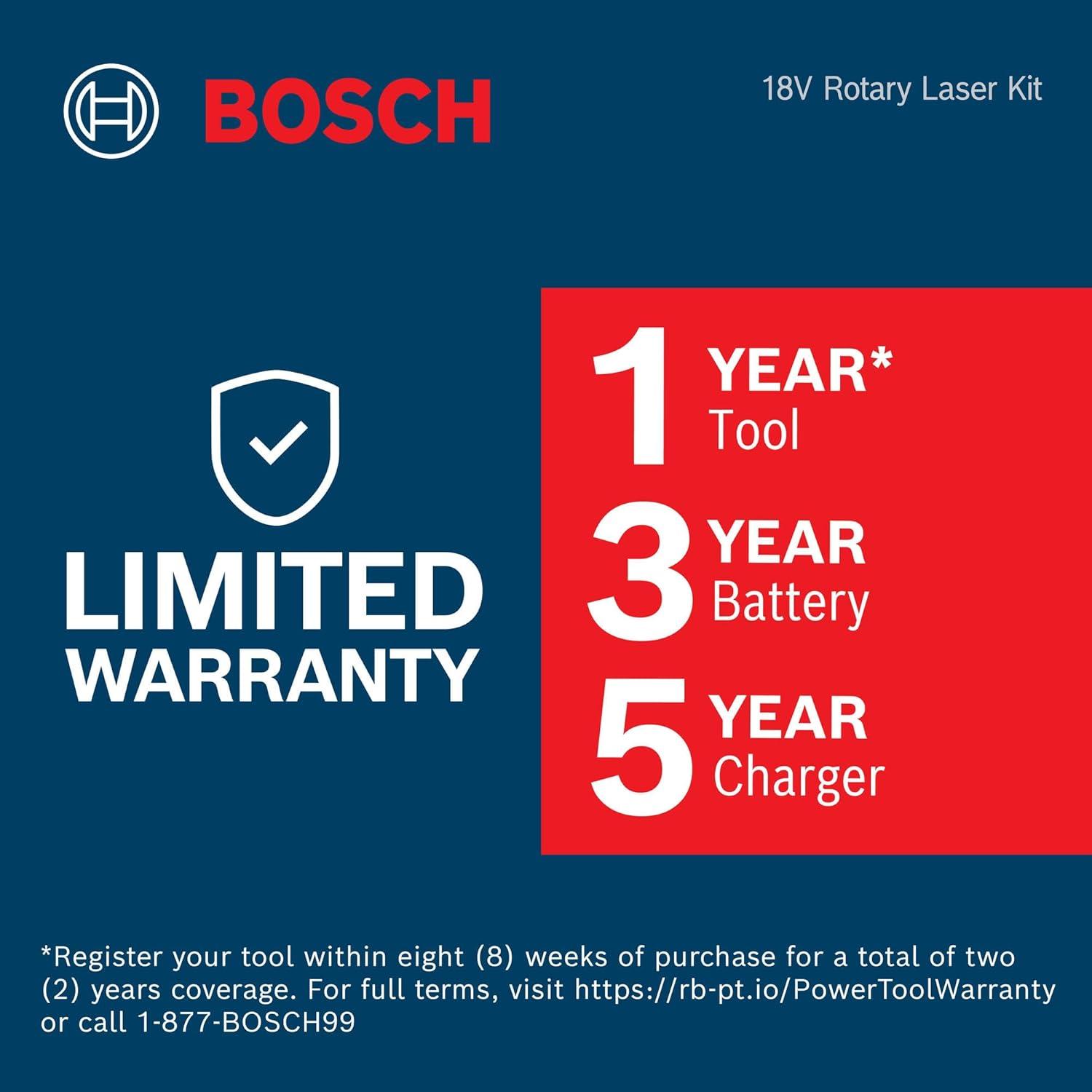 imageBOSCH GLL33080CGL 18V 360 Connected GreenBeam ThreePlane Leveling and Alignment Laser with 4 Ah Battery Versatile HighVisibility Laser with Bluetooth Connectivity and Smart Pendulum System