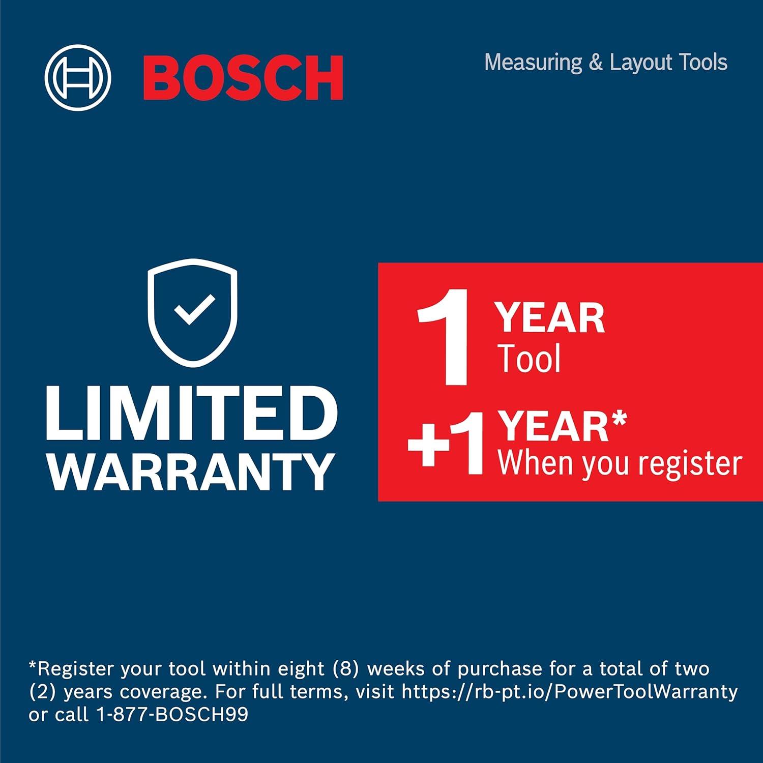 imageBOSCH GRL90020HVK REVOLVE SelfLeveling HorizontalVertical Rotary Laser Kit Includes Tripod Grade Rod Receiver 2 D Batteries Carrying Case amp AccessoriesGREEN 1000 ft Rotary Laser