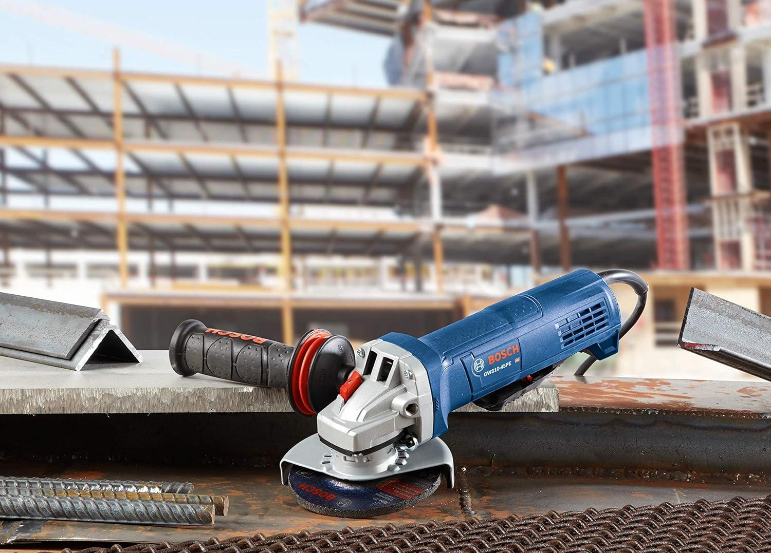 imageBOSCH GWS1045PE 412 In Angle Grinder with Paddle Switch