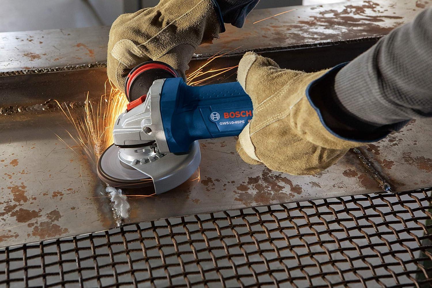 imageBOSCH GWS1045PE 412 In Angle Grinder with Paddle Switch