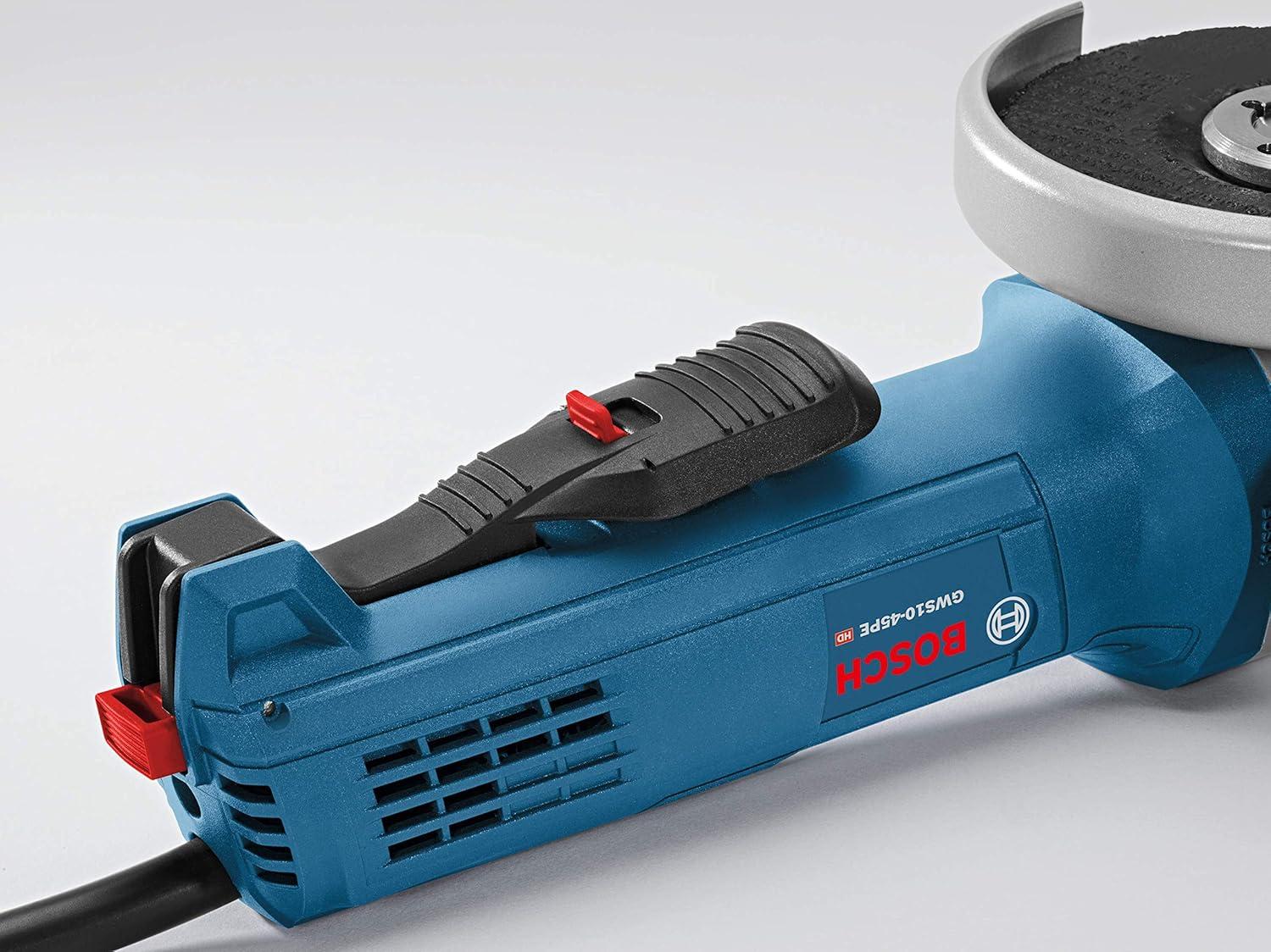 imageBOSCH GWS1045PE 412 In Angle Grinder with Paddle Switch