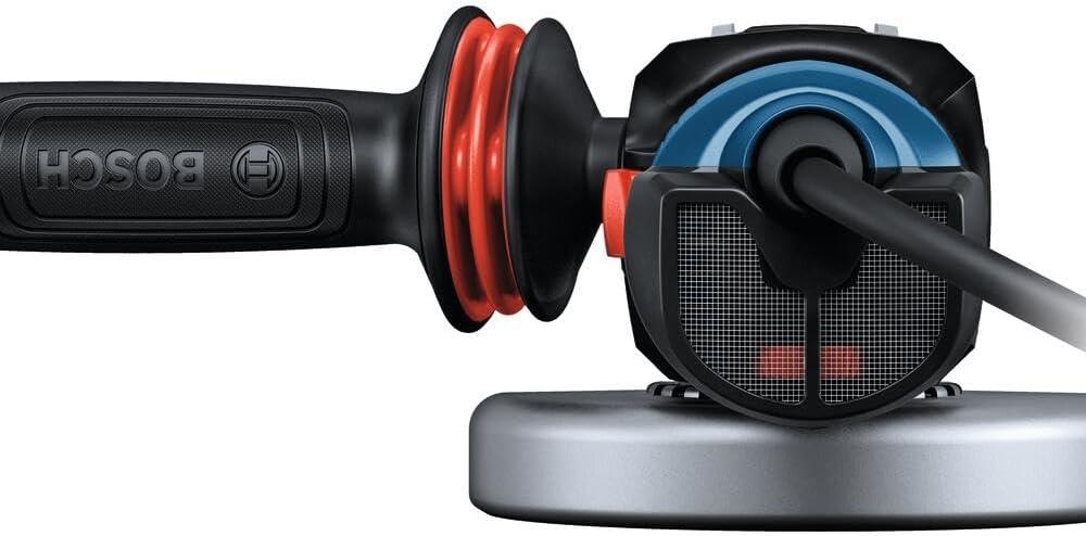 imageBOSCH GWS1450 5 In Angle Grinder Compact Powerful 13Amp Motor with Slide Switch High Performance for Grinding and Cutting