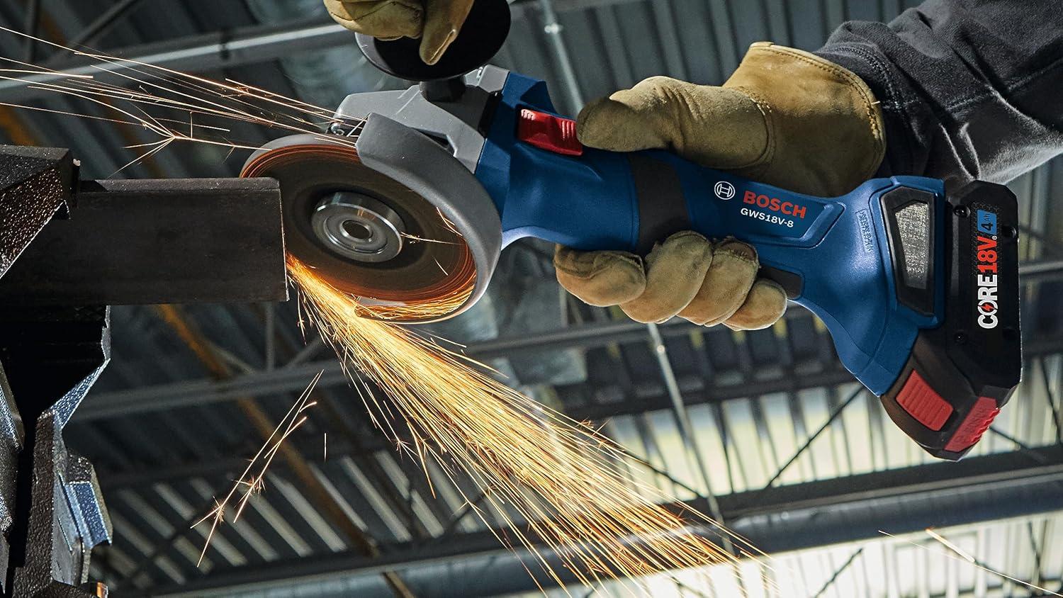 imageBOSCH GXL18V701B25 18V 7Tool Combo Kit with 2In1 BitSocket Impact Driver Hammer DrillDriver Recip Saw Circular Saw Oscillating Tool Angle Grinder LED Worklight amp 2 CORE18V 4 Ah Batteries