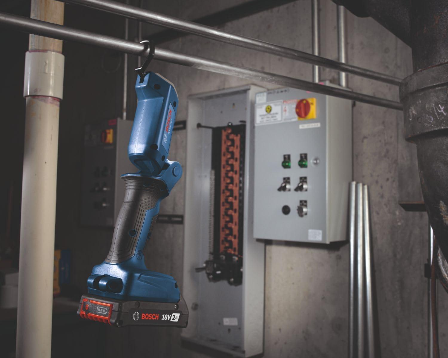 imageBOSCH GXL18V901B25 18V 9Tool Combo Kit 2In1 BitSocket Impact Driver Hammer DrillDriver Recip Saw Circ Saw Oscillating Tool Angle Grinder Vacuum Worklight 2 CORE18V 4 Ah Batteries