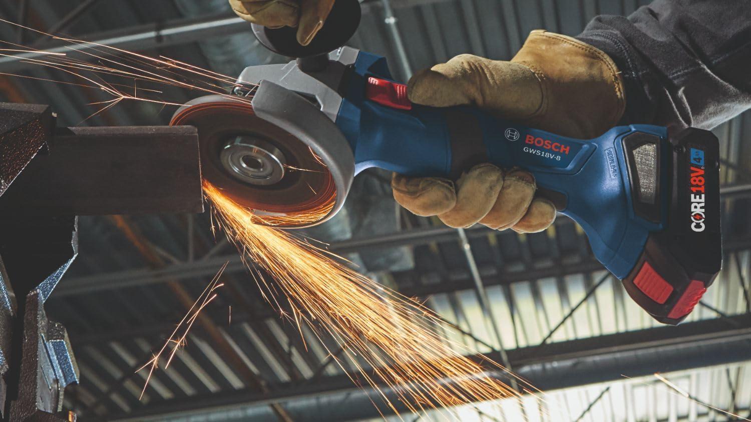 imageBOSCH GXL18V901B25 18V 9Tool Combo Kit 2In1 BitSocket Impact Driver Hammer DrillDriver Recip Saw Circ Saw Oscillating Tool Angle Grinder Vacuum Worklight 2 CORE18V 4 Ah Batteries
