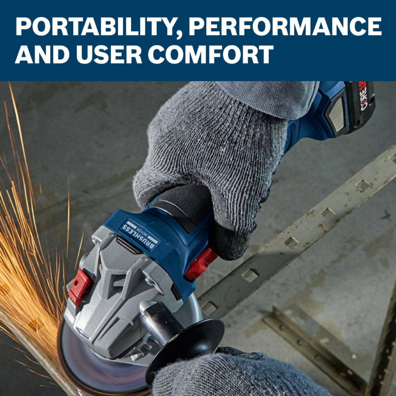 imageBOSCH GXL18V901B25 18V 9Tool Combo Kit 2In1 BitSocket Impact Driver Hammer DrillDriver Recip Saw Circ Saw Oscillating Tool Angle Grinder Vacuum Worklight 2 CORE18V 4 Ah Batteries