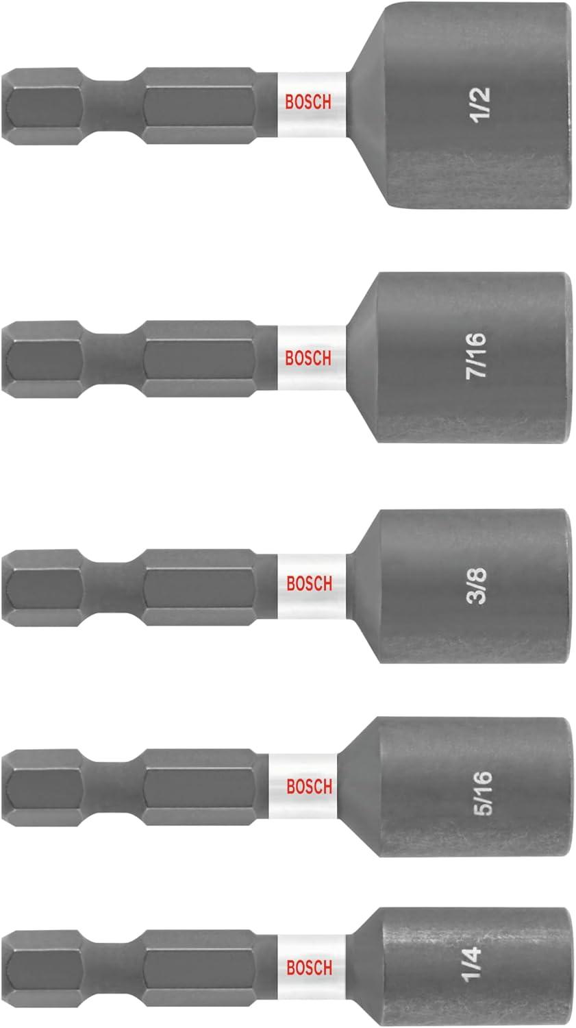 imageBOSCH ITNSV105 5Piece 178 InImpact Tough Nutsetters Assorted Set178 In