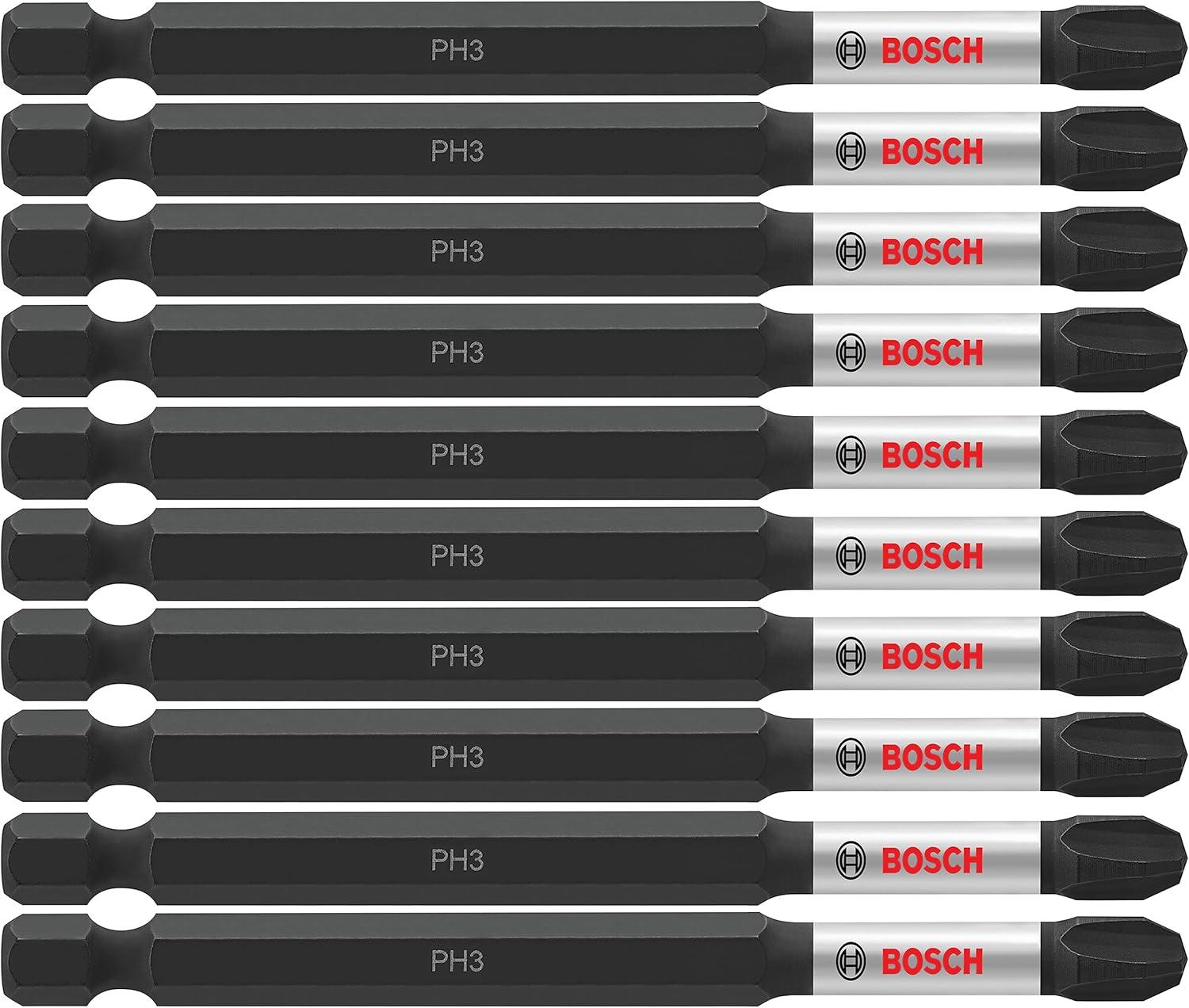 imageBOSCH ITPH2215 15Pack 2 In Phillips 2 Impact Tough Screwdriving Power Bits312 In