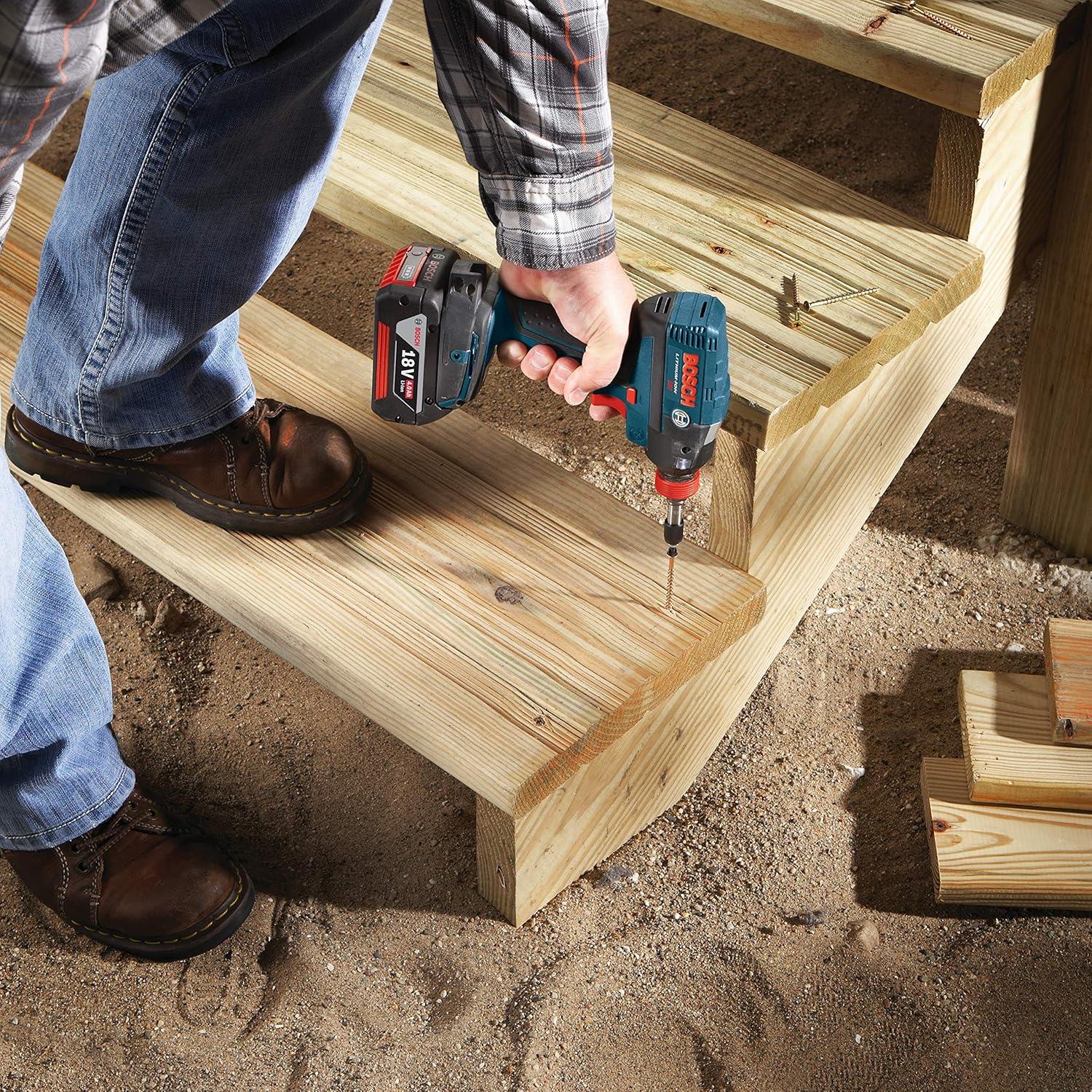 imageBOSCH ITSQ2201 1Piece 2 In Square 2 Impact Tough Screwdriving Power Bit312 In