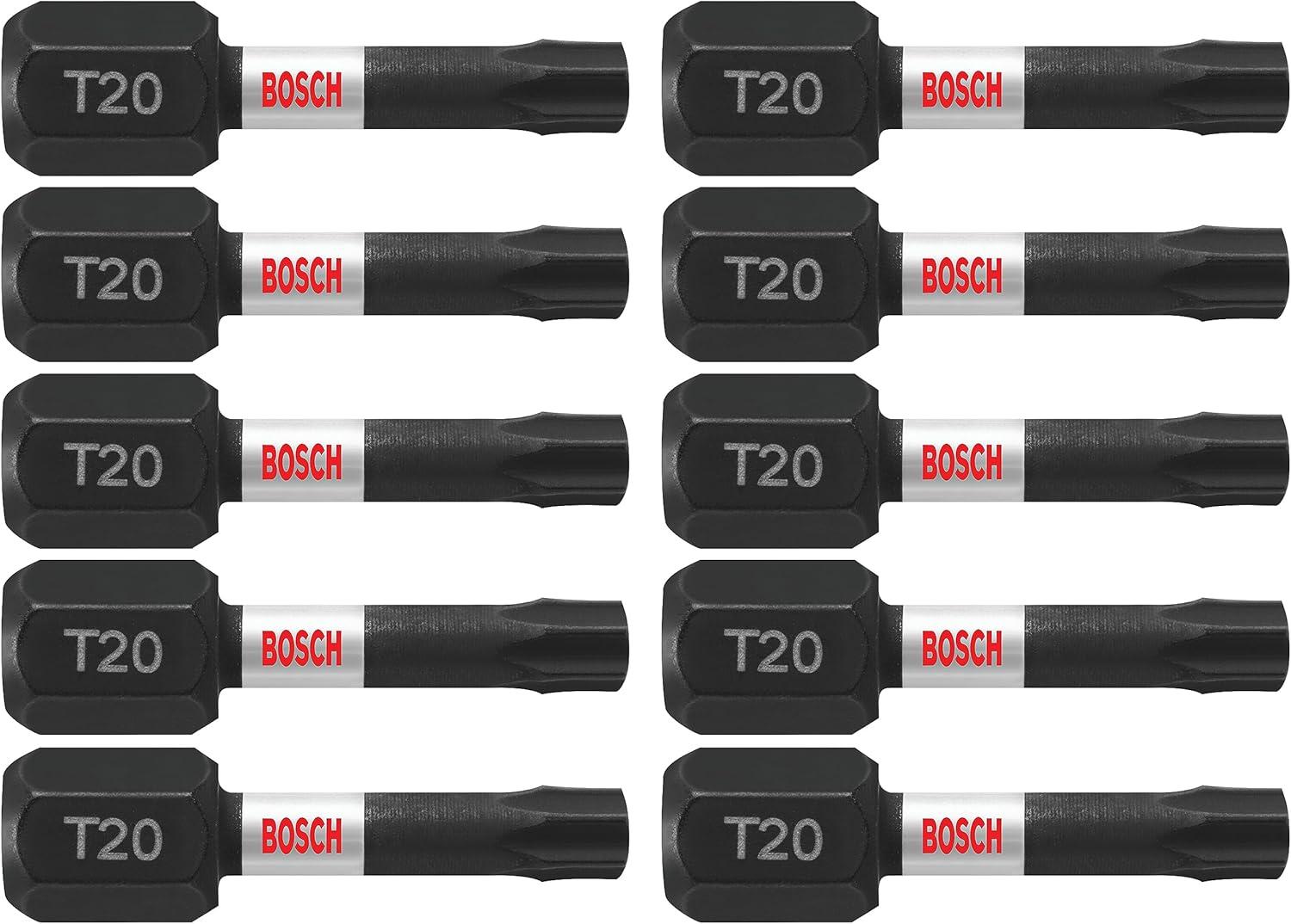 imageBOSCH ITT2035B 10Pack 312 In Torx 20 Impact Tough Screwdriving Power Bits1 In